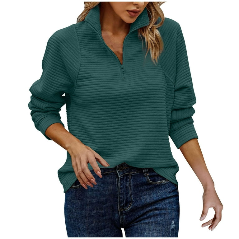 Casual Solid Color Zipper Long Sleeve Sweatshirt Casual Solid Color Zipper Long Sleeve Sweatshirt