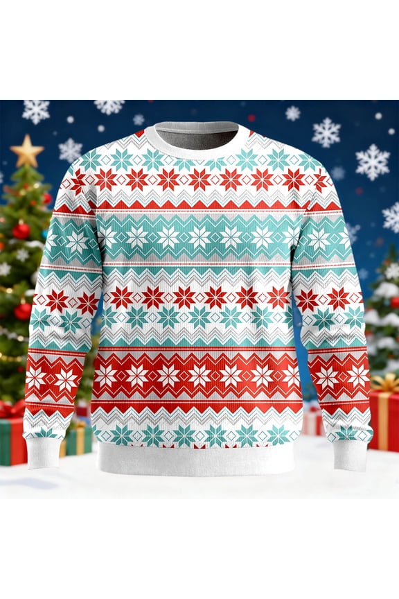 Ribbed Knit Crewneck Long Sleeve Casual Pullover Sweater Soft Comfortable Winter Warm Top For Holiday Season And Daily Wear