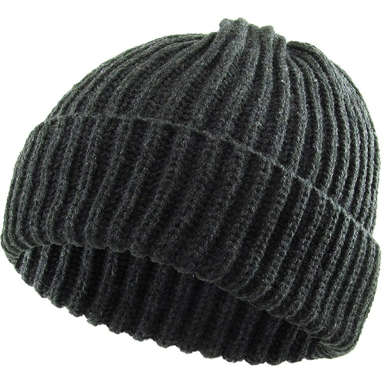 Winter Beanie Hat - Unisex Knit Cuffed Skullcap For Men & Women
