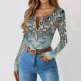thumbnail image 1 of Ribbed Knit Long Sleeve Shirts For Women V Neck Henley Tops Slim Fit Fall Trendy Knitted Button Down Shirt, 1 of 6