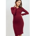 thumbnail image 1 of Ribbed Knit Maternity Bodycon Dress, 1 of 3
