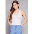 thumbnail image 1 of Women's Ribbed Knit Racerback Tank Top, 1 of 3