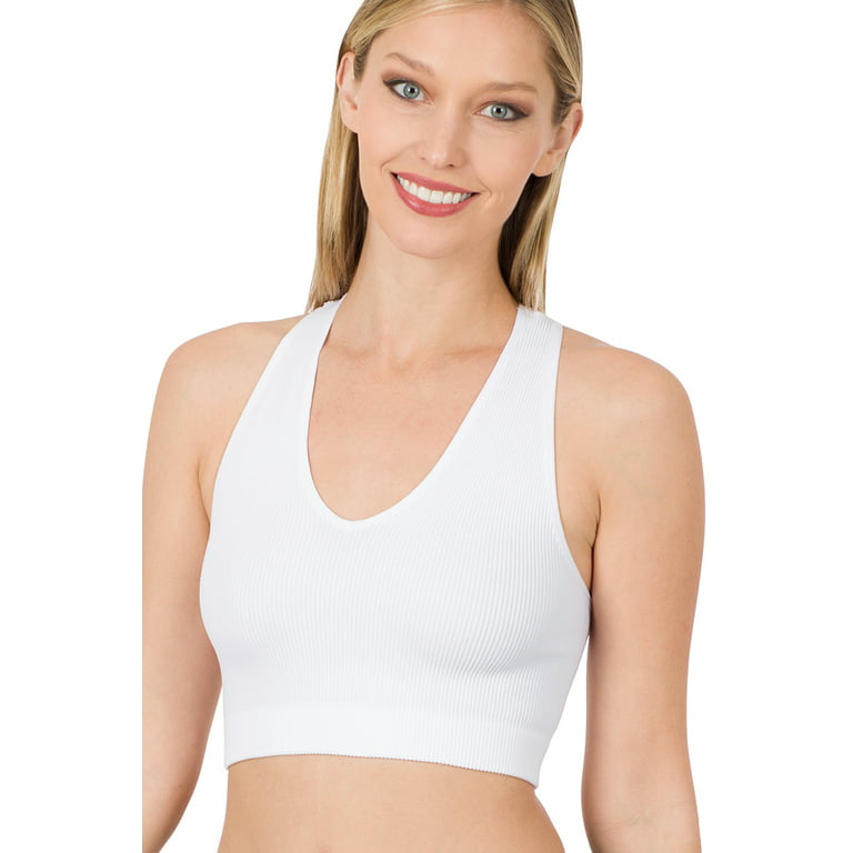 Women's Core Seamfree Crop in White
