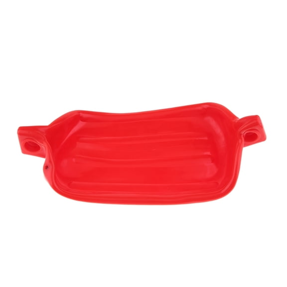 Ribbed Marine Boat for Fender Bumper Dock Shield Protection Red G1