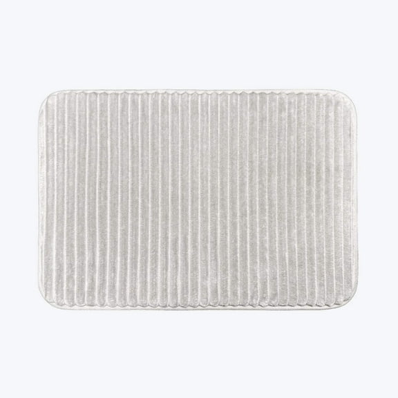 Ribbed Memory Foam Bath Mats