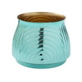 thumbnail image 1 of Ribbed Metal Planter, 1 of 4