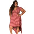 thumbnail image 1 of Ribbed Plus Size Hi Low Maxi Dress, 1 of 4
