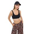 thumbnail image 1 of Ribbed Sleeveless Crop Top, 1 of 5