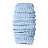 Ribbed Slouch Socks for Women with Ruched Cuff,Soft Cotton Stretch Ankle Crew Socks for Retro Party and Casual Daily Style Blue