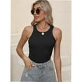 thumbnail image 1 of Ribbed Tank Tops for Women, Slim Knit Basic Summer Tops for Women Going Out Tops, 1 of 1