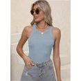thumbnail image 1 of Ribbed Tank Tops for Women, Slim Knit Basic Summer Tops for Women Going Out Tops, 1 of 5