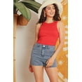 thumbnail image 1 of Ribbed V Strap Back Bodysuit, 1 of 5