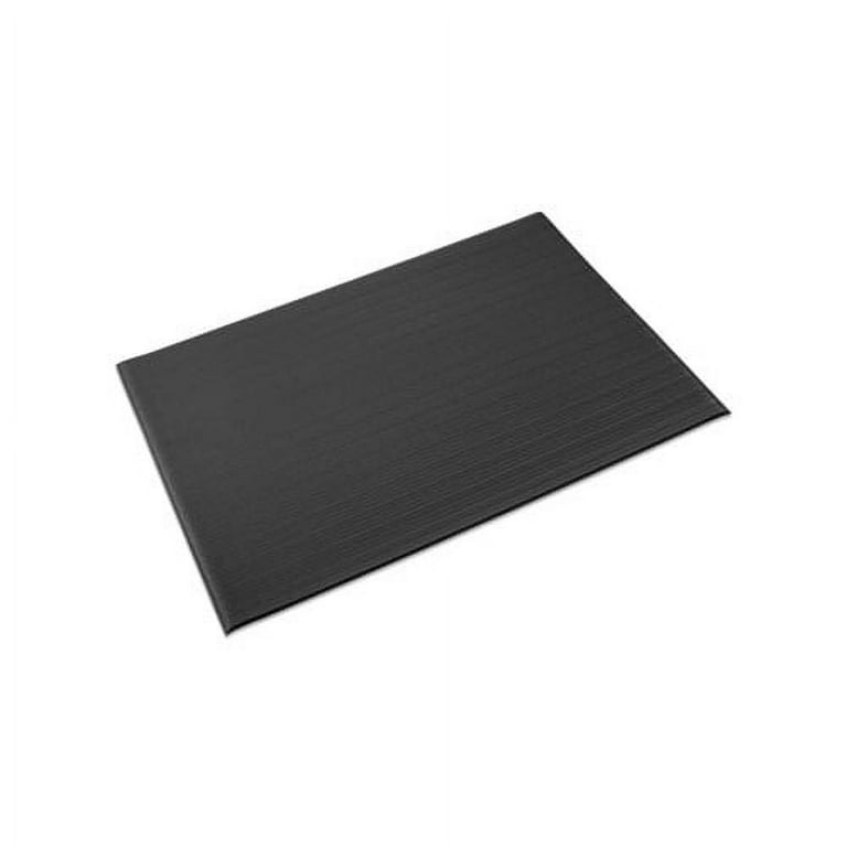 Ribbed Vinyl Anti-Fatigue Mat, 24 x 36, Black Ribbed Vinyl Anti-Fatigue Mat, 24 x 36, Black