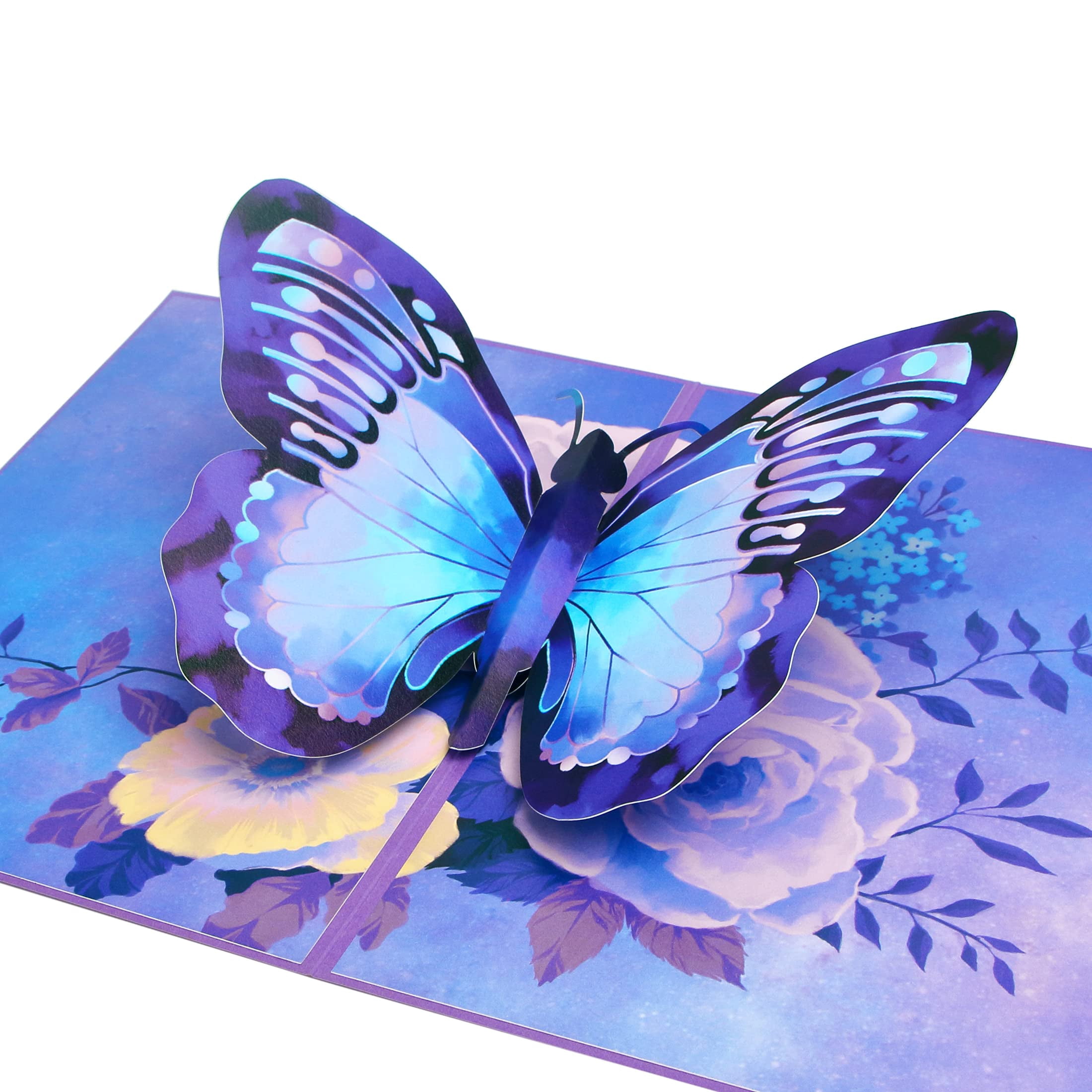 Cards Easy Ribbli Morpho Butterfly Birthday Card, 3D Pop Up Cards, Mothers Day Birthday Cards