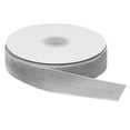 thumbnail image 1 of Uxcell Velvet Ribbon 1" x 10 Yard Single Face Spool Silky for DIY Crafts Gift Wrapping Bow Decoration Light Grey, 1 of 5