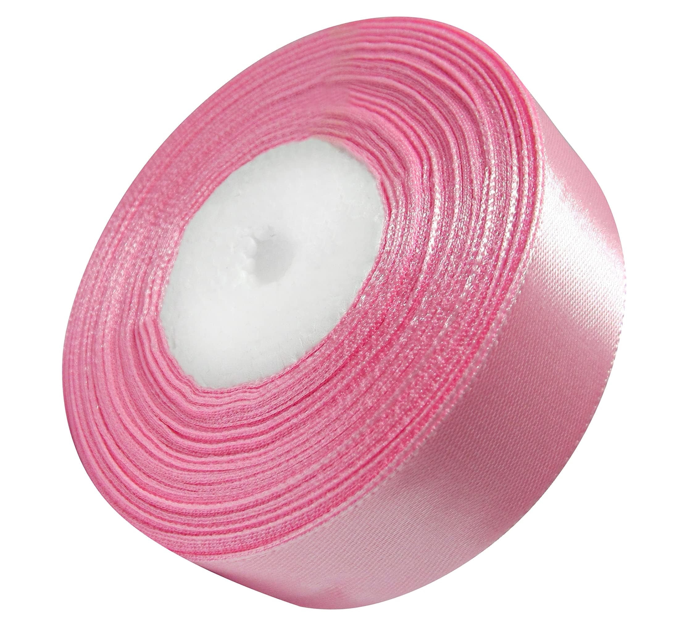 Ribbon 1 inch Ballerina Pink Ribbons for Crafts Gift Ribbon Satin Pink ...