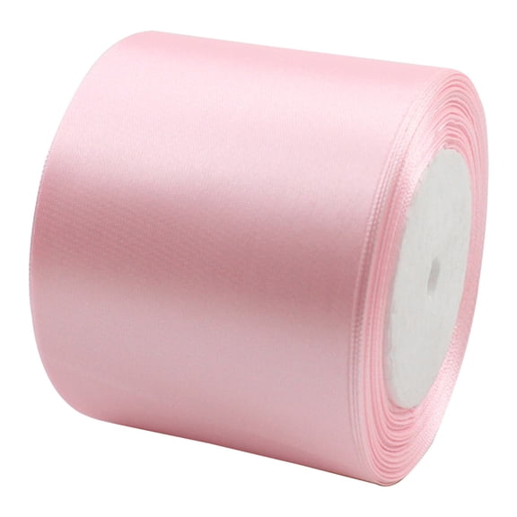 Ribbon 3 Inch Wide 25 Yards Satin Cream Thick Ribbon for Gift Wrapping Wedding Decor Large Bows Making Wedding Chair Sash Flower Bouquets Christmas DIY Crafts