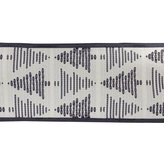 Ribbon 4" x 5 Yds. (Set of 2) Wired Polyester