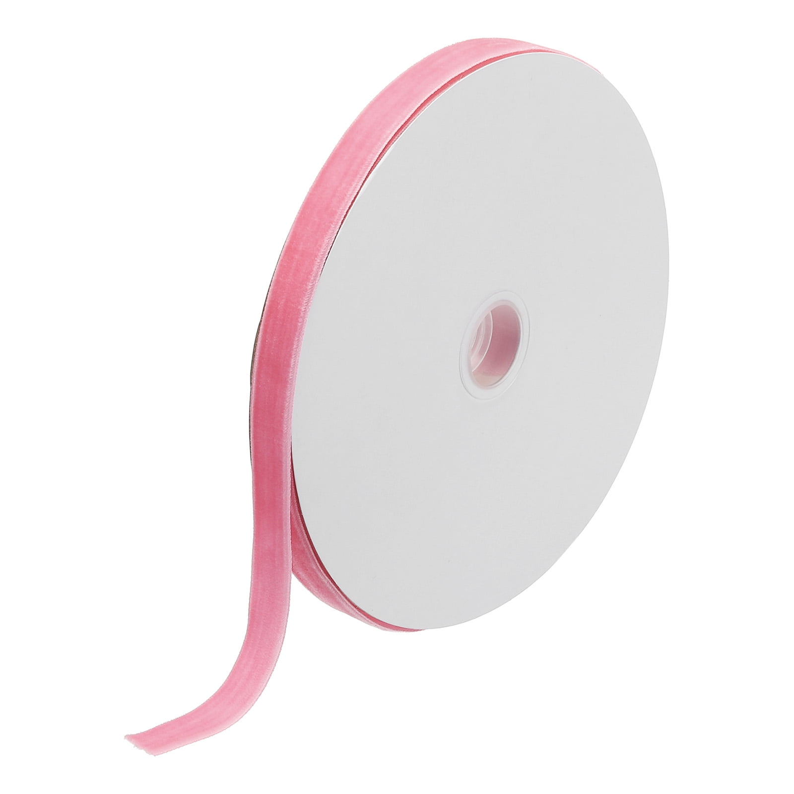 Uxcell Velvet Ribbon Single Face Spool Silky Velvet Fabric for DIY ...