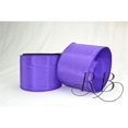 thumbnail image 1 of Ribbon Bazaar 237 2.5 in. Wired Bengaline Moire Ribbon, Purple - Same Edge - 10 Yards, 1 of 1