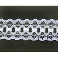 thumbnail image 1 of Ribbon Bazaar 6132 3 cm Flat Lace A124, White - 25 Yards, 1 of 1