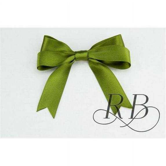 Ribbon Bazaar 6503 1 in. Luxious Satin Ribbon, Dark Olive - 25 Yards