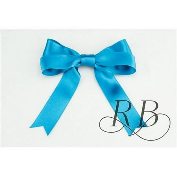 Ribbon Bazaar 8459 2.75 in. Luxious Satin Ribbon, Sea Blue - By The Yard