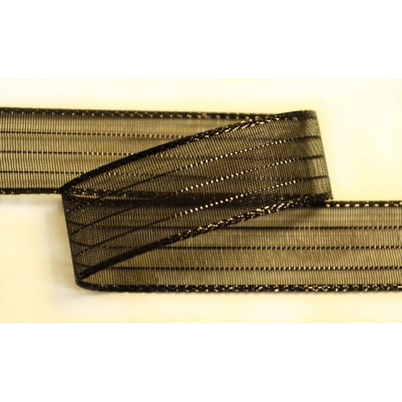 Ribbon Bazaar Corsage 5/8 inch Black 50 yards Ribbon