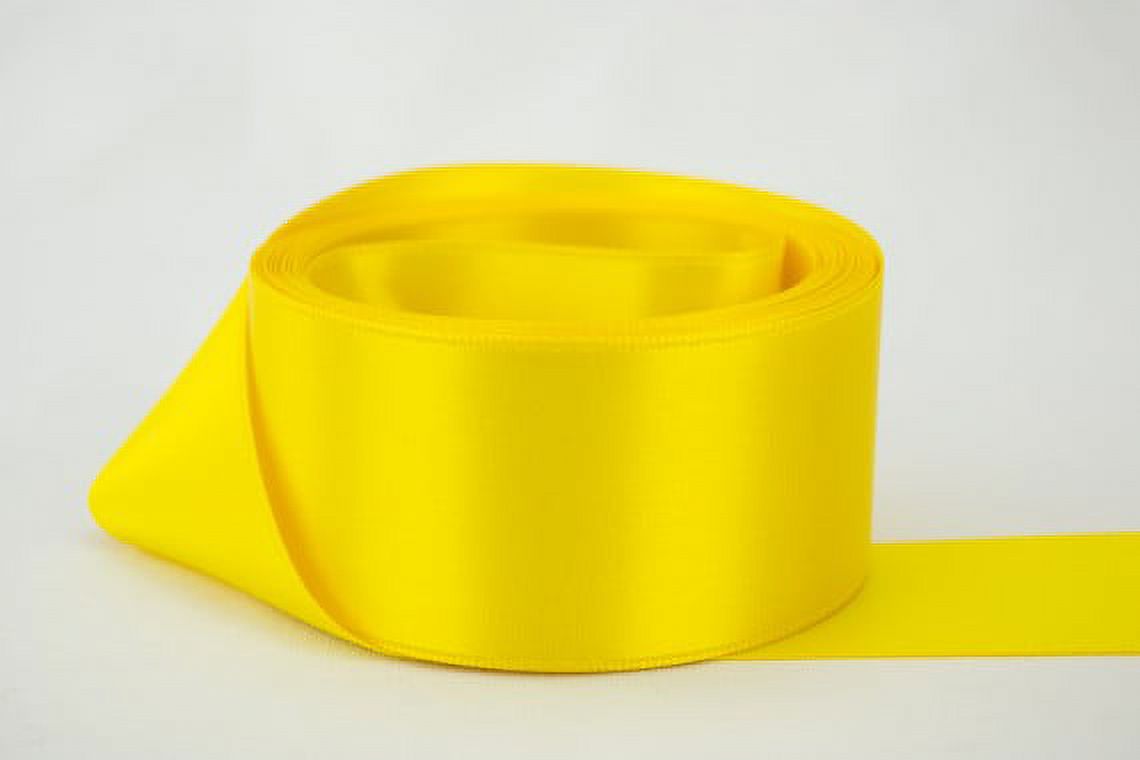 3/8 Inch Daffodil Satin Ribbon 100 Yards