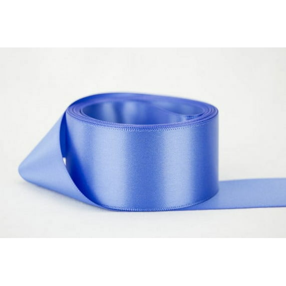 Ribbon Bazaar Double Faced Satin 2-1/4 inch Wisteria 25 yards 100% Polyester Ribbon