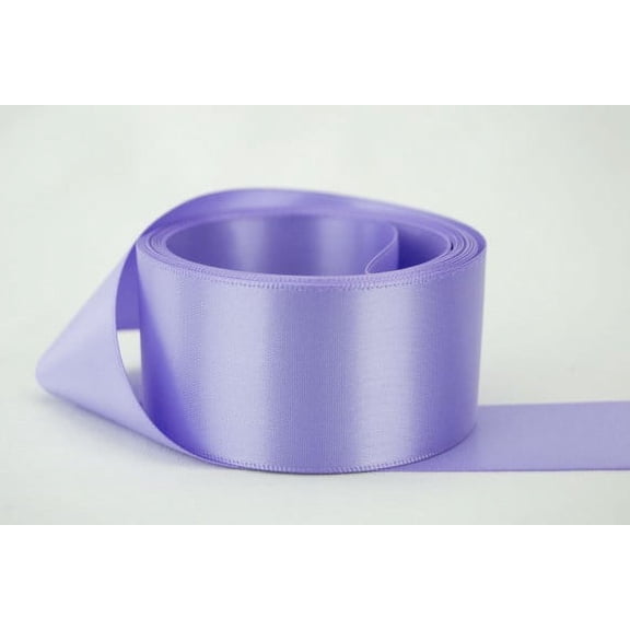 Ribbon Bazaar Double Faced Satin 3/8 inch Iris 50 yards 100% Polyester Ribbon