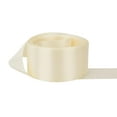 thumbnail image 1 of Ribbon Bazaar Double Faced Satin 3 inch Bridal White 25 yards 100% Polyester Ribbon, 1 of 1