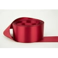 thumbnail image 1 of Ribbon Bazaar Double Faced Satin 4 inch Brick Red 25 yards 100% Polyester Ribbon, 1 of 1