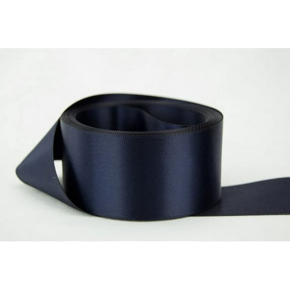 Ribbon Bazaar Double Faced Satin 5/8 inch Dresden Blue 50 yards 100% Polyester Ribbon