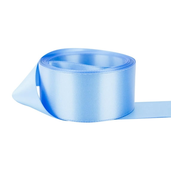 Ribbon Bazaar Double Faced Satin 5/8 inch French Blue 50 yards 100% Polyester Ribbon