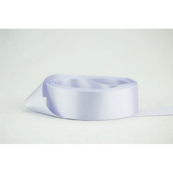 Ribbon Bazaar Double Faced Satin 5/8 inch Lilac Mist 50 yards 100% Polyester Ribbon
