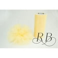 thumbnail image 1 of Ribbon Bazaar Gala Sparkle Tulle 6 inch Butter 25 yards 100% Polyester Ribbon, 1 of 1