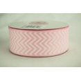 thumbnail image 1 of Ribbon Bazaar Grosgrain Chevron 1-1/2 inch Light Pink 25 yards Ribbon, 1 of 1