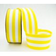 thumbnail image 1 of Ribbon Bazaar Grosgrain Mono Stripes 7/8 inch Yellow 20 yards 100% Polyester Ribbon, 1 of 1