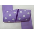 thumbnail image 1 of Ribbon Bazaar Grosgrain Polka Dots 1-1/2 inch Orchid 25 yards 100% Polyester Ribbon, 1 of 1