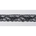 thumbnail image 1 of Ribbon Bazaar Lace 2613 Flat  1.7" Black 25 yards 100% Polyester, 1 of 1
