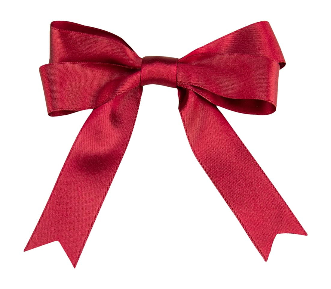 Ribbon Bazaar Luxious Satin 1 inch Apple 25 yards 100% Polyester Ribbon