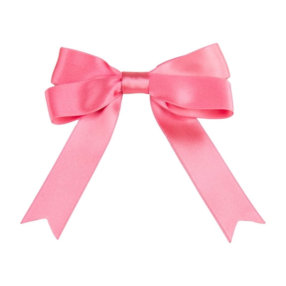 Ribbon Bazaar Luxious Satin 1 inch Pink Lemonade 25 yards 100% Polyester Ribbon