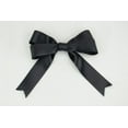 thumbnail image 1 of Ribbon Bazaar Luxious Satin 3/8 inch Black 25 yards 100% Polyester Ribbon, 1 of 1