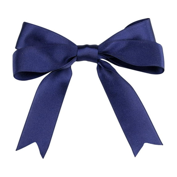 Ribbon Bazaar Luxious Satin 5/8 inch Ink Blue 25 yards 100% Polyester Ribbon