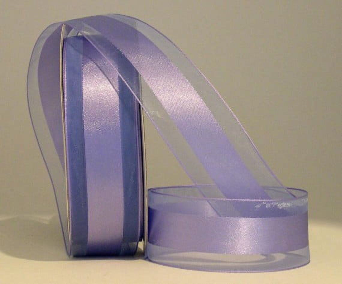 Ribbon Bazaar Satinesque 1-1/2 inch Blue Bird 50 yards Ribbon