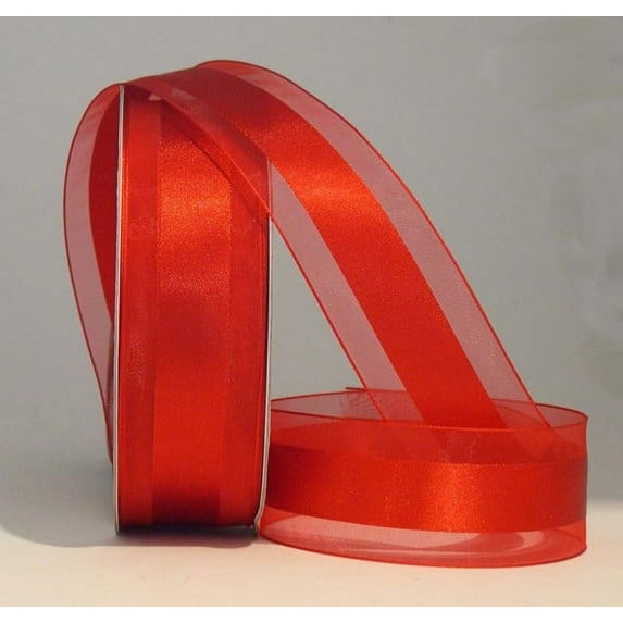 Ribbon Bazaar Satinesque 5/8 inch Red 25 yards Ribbon