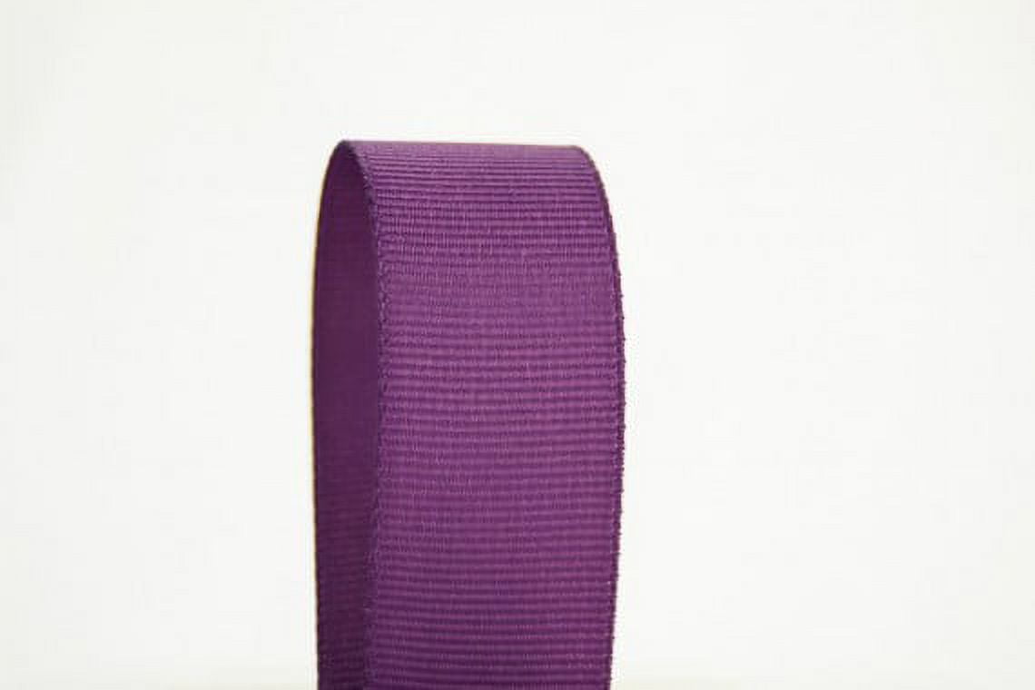Ribbon Bazaar Solid Grosgrain Ribbon 1-1/2 inch Amethyst 50 yards 100% Polyester