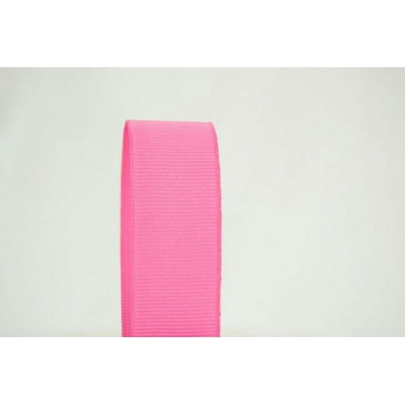 Ribbon Bazaar Solid Grosgrain Ribbon 1-1/2 inch Hot Pink 50 yards 100% Polyester