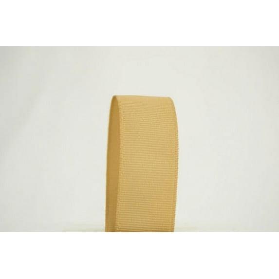 Ribbon Bazaar Solid Grosgrain Ribbon 1-1/2 inch Oatmeal 50 yards 100% Polyester